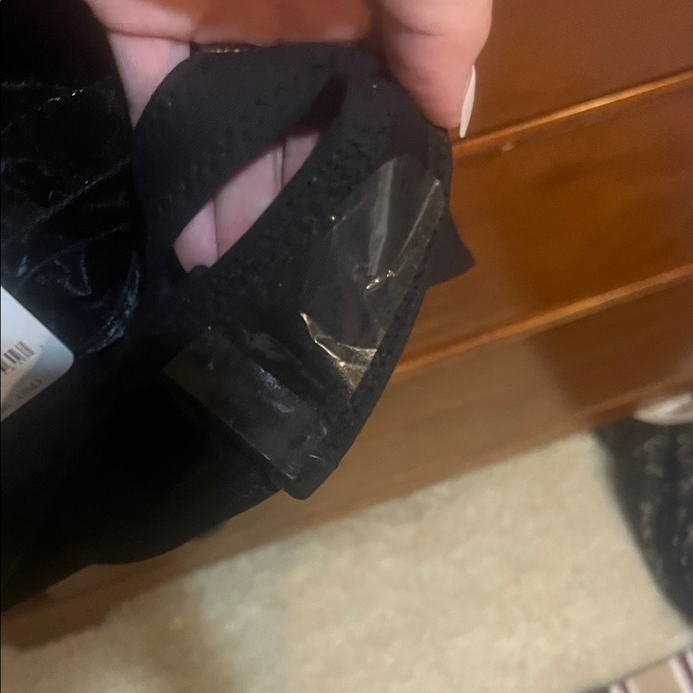 Free People Black Ruffle Bodysuit - Picture 4 of 5